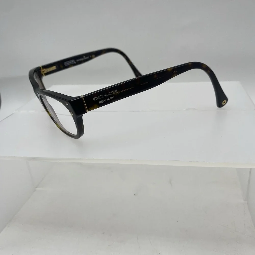 Coach Eyeglasses Sunglasses FRAME ONLY HC 6034 Topaz 50-17-135 Dark Tortoise 199